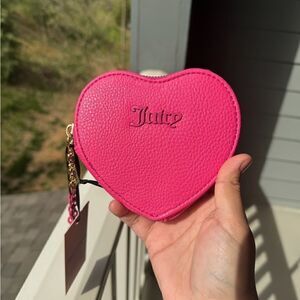 Juicy Couture Pink Heart Wristlet